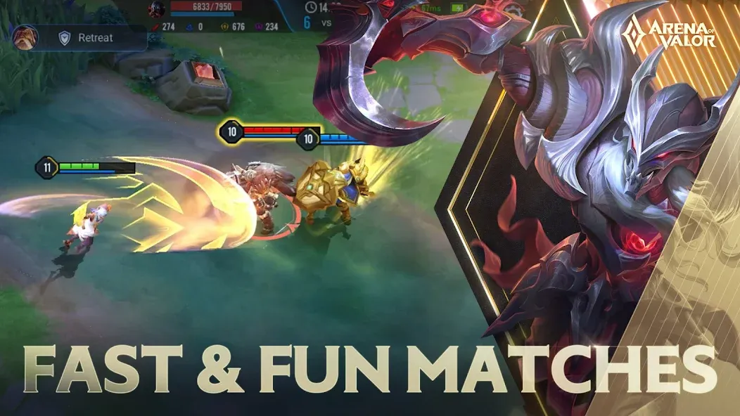 Взлом Arena of Valor — Много денег и кристаллов — скриншот 2