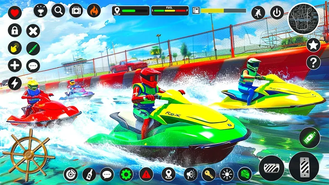 Jetski Boat Racing: Boat Games на Андроид — Мод Много денег — скриншот 2 Jetski Boat Racing: Boat Games на Андроид — Мод Много денег — скриншот 2