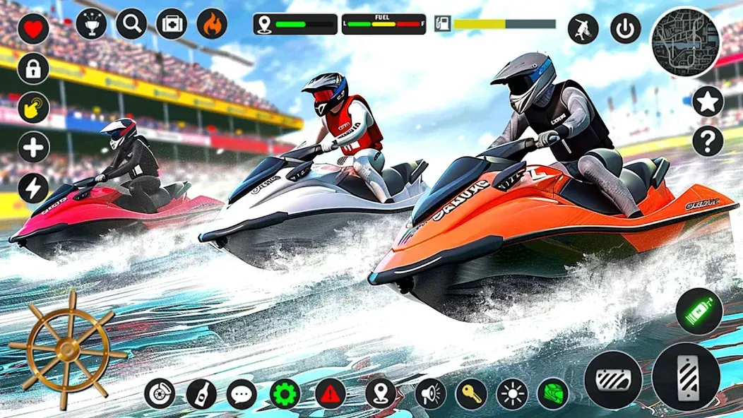 Jetski Boat Racing: Boat Games на Андроид — Мод Много денег — скриншот 5