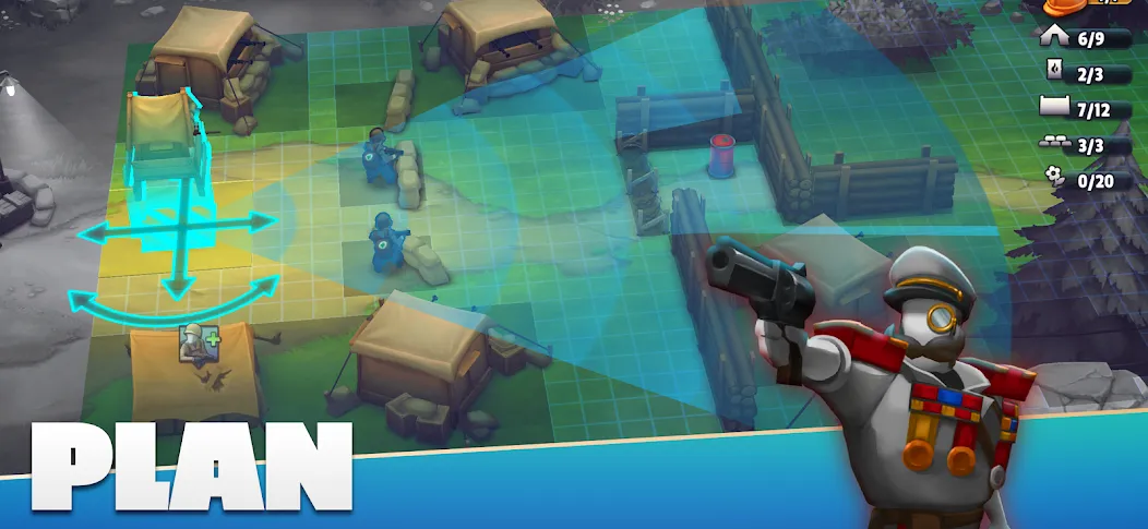 Скачать GUNS UP! Mobile War Strategy MOD APK — Много денег — скриншот 2
