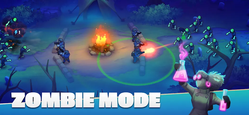 Скачать GUNS UP! Mobile War Strategy MOD APK — Много денег — скриншот 4