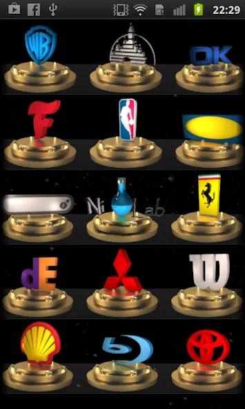 Скачать 3D Logo Quiz на Андроид — Все уровни открыты — скриншот 1 Скачать 3D Logo Quiz на Андроид — Все уровни открыты — скриншот 1