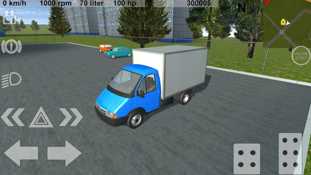 Скачать Russian Light Truck Simulator — Последняя версия (Много денег) — скриншот 1