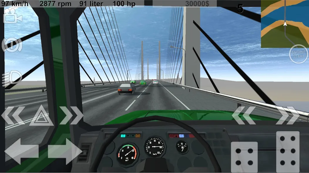Скачать Russian Light Truck Simulator — Последняя версия (Много денег) — скриншот 2
