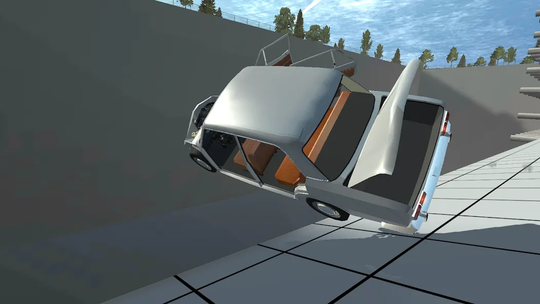 Simple Car Crash Physics Sim — Взломанная версия (Много денег) — скриншот 2 Simple Car Crash Physics Sim — Взломанная версия (Много денег) — скриншот 2