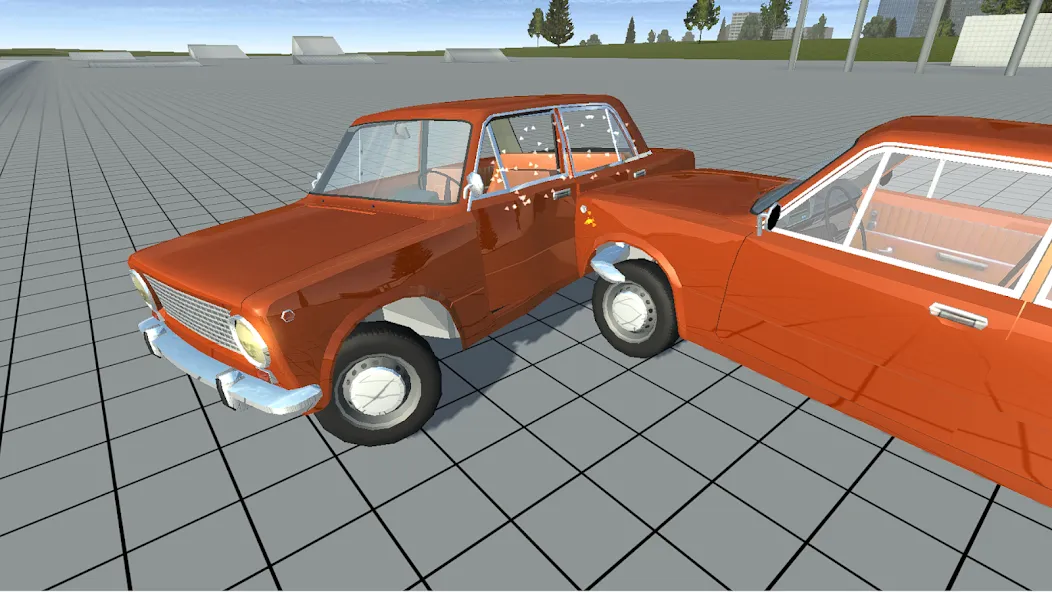 Simple Car Crash Physics Sim — Взломанная версия (Много денег) — скриншот 3 Simple Car Crash Physics Sim — Взломанная версия (Много денег) — скриншот 3