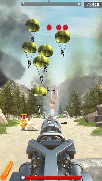 Скачать Infantry Attack: War 3D FPS MOD APK — Много денег и патронов — скриншот 3