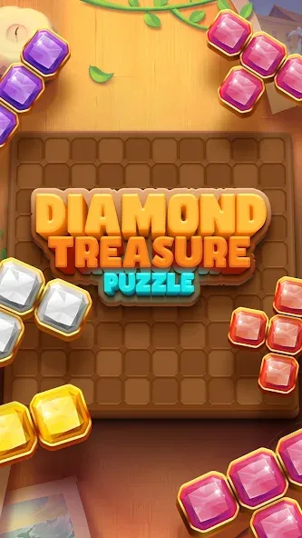 Скачать Diamond Treasure Puzzle с модом — Много денег и ходов — скриншот 1