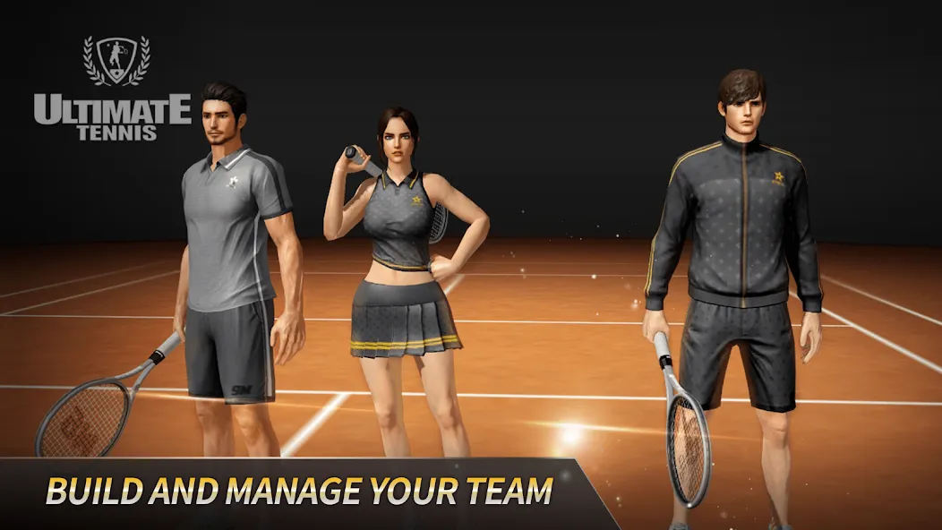 Ultimate Tennis: 3D online spo MOD — Много денег на Андроид — скриншот 2 Ultimate Tennis: 3D online spo MOD — Много денег на Андроид — скриншот 2