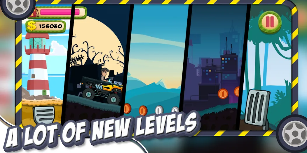 Hill Racing – Offroad Hill Adv MOD APK на Android — Много денег — скриншот 1 Hill Racing – Offroad Hill Adv MOD APK на Android — Много денег — скриншот 1