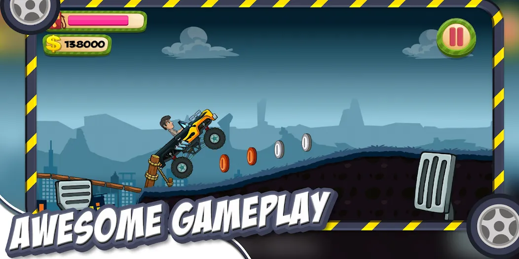 Hill Racing – Offroad Hill Adv MOD APK на Android — Много денег — скриншот 3 Hill Racing – Offroad Hill Adv MOD APK на Android — Много денег — скриншот 3