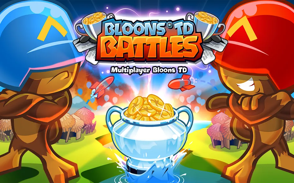 Bloons TD Battles Mod APK Много денег и бесконечные монеты — Скачать на Андроид — скриншот 1
