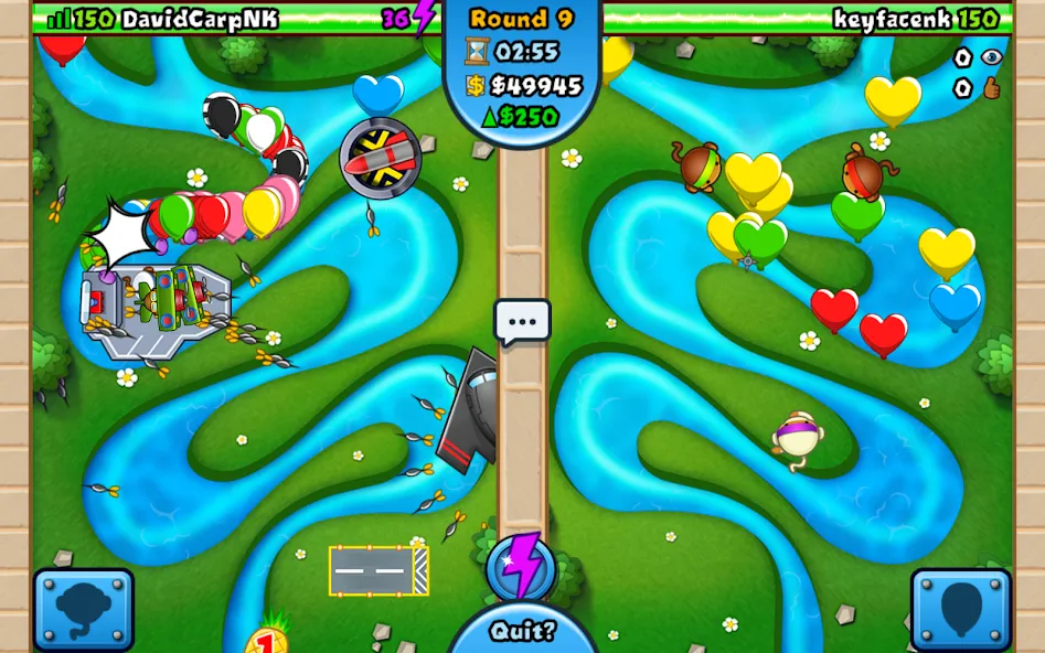 Bloons TD Battles Mod APK Много денег и бесконечные монеты — Скачать на Андроид — скриншот 4