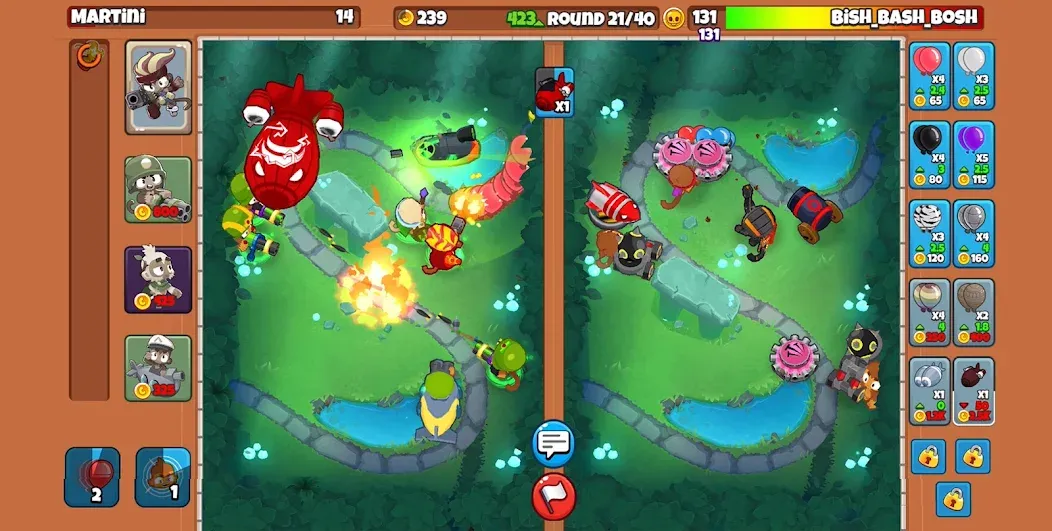 Bloons TD Battles 2 — Мод: Много денег — скриншот 2