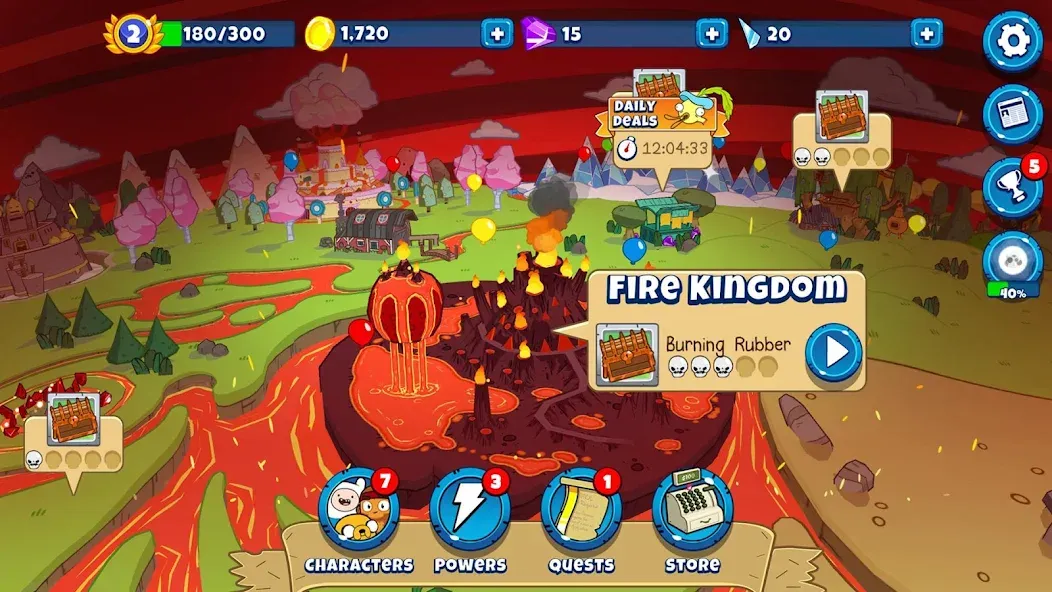 Bloons Adventure Time TD на Андроид — Много денег — скриншот 3 Bloons Adventure Time TD на Андроид — Много денег — скриншот 3