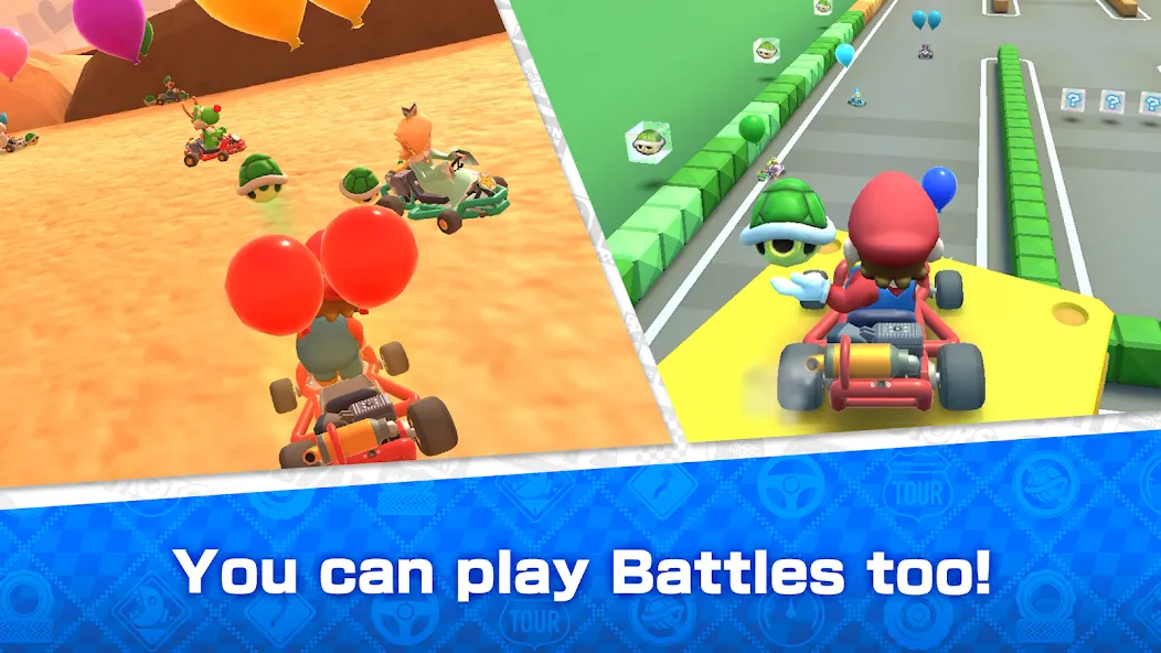 Скачать Mario Kart Tour MOD APK — Много денег и рубинов — скриншот 1 Скачать Mario Kart Tour MOD APK — Много денег и рубинов — скриншот 1