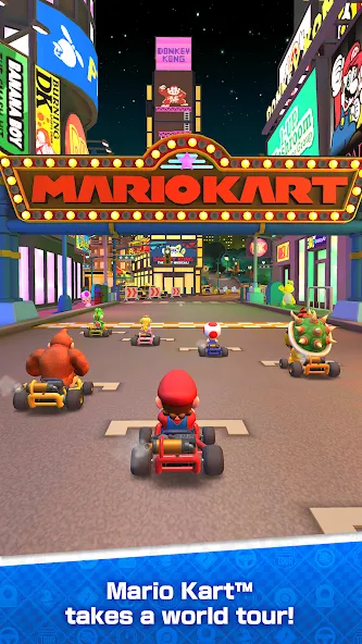 Скачать Mario Kart Tour MOD APK — Много денег и рубинов — скриншот 5