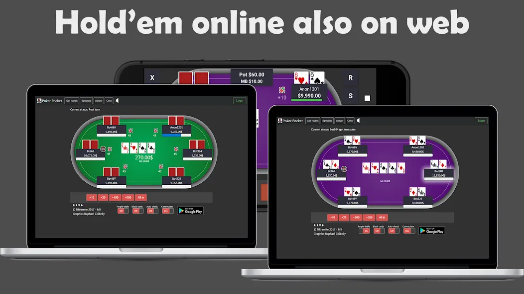 Скачать Poker Pocket Poker Games — Много денег — скриншот 2