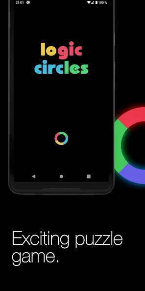 Скачать взлом Logic circles. Puzzle game. на Андроид — Все уровни открыты — скриншот 1