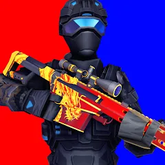 Скачать POLYWAR: 3D FPS online shooter на телефон — Много денег и патронов