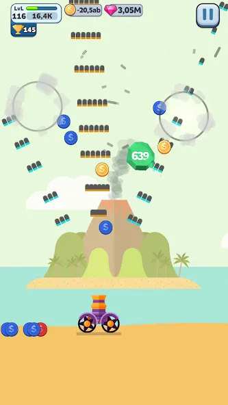 Ball Blast Cannon blitz mania на Андроид — Много денег — скриншот 1