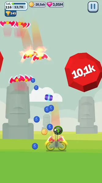 Ball Blast Cannon blitz mania на Андроид — Много денег — скриншот 3