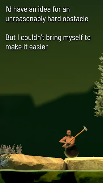 Скачать взлом Getting Over It на Андроид — Бессмертие и полет — скриншот 2 Скачать взлом Getting Over It на Андроид — Бессмертие и полет — скриншот 2