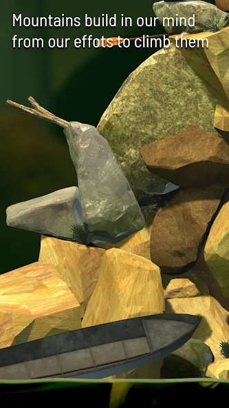 Скачать взлом Getting Over It на Андроид — Бессмертие и полет — скриншот 4 Скачать взлом Getting Over It на Андроид — Бессмертие и полет — скриншот 4