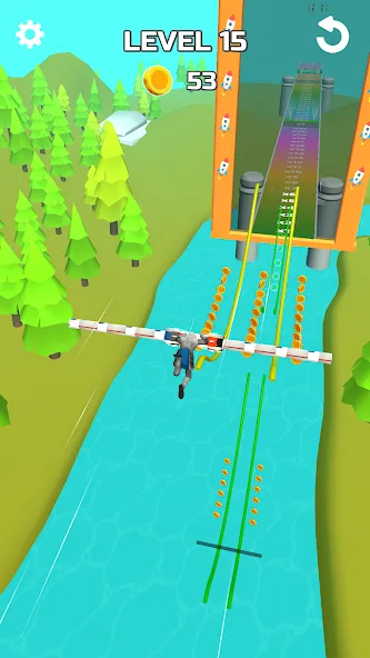 Stunt Rails Mod APK Много денег — Скачать на Андроид — скриншот 2