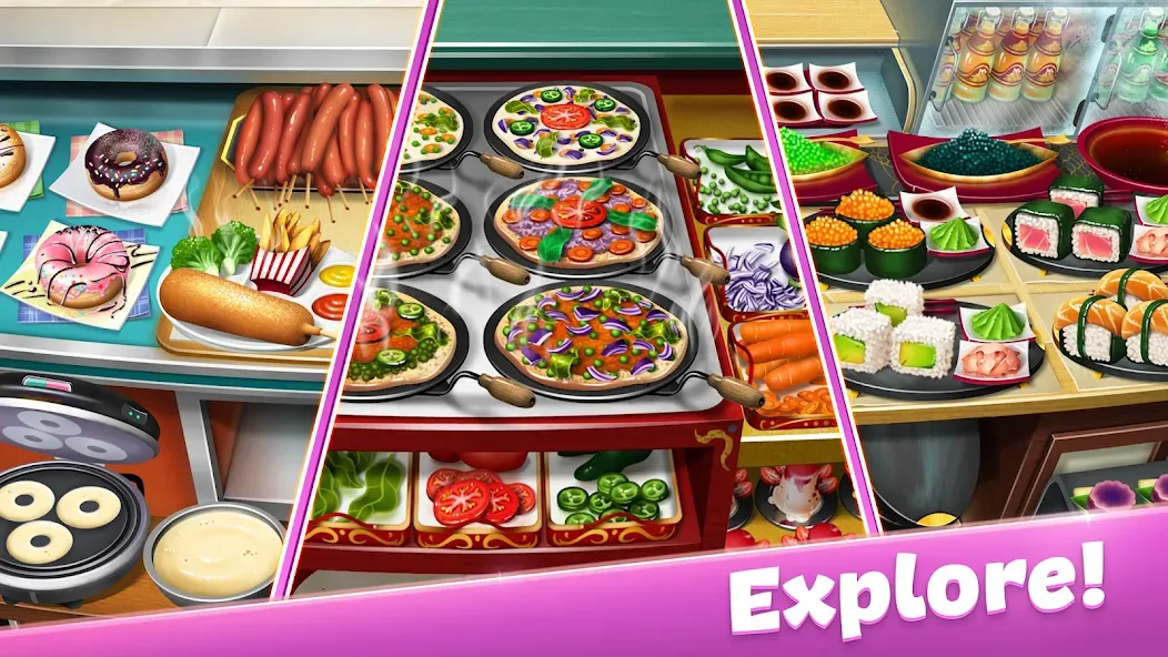 Скачать Cooking Fever: Restaurant Game на Андроид — Много денег — скриншот 2