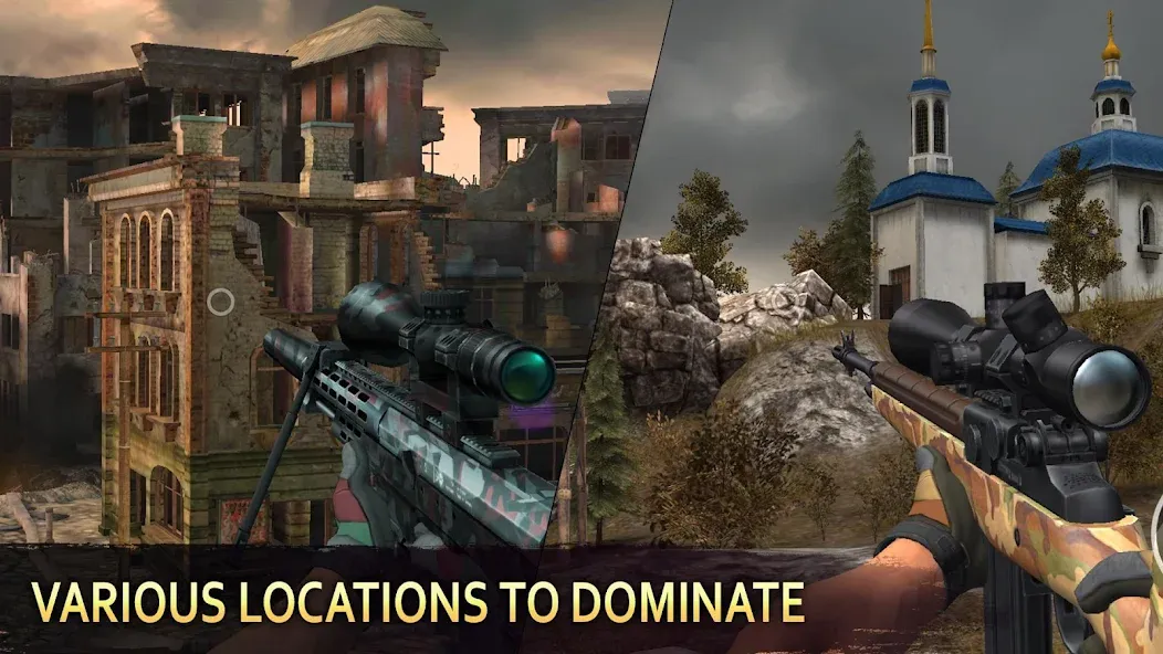 Sniper Arena: PvP Army Shooter MOD — Много денег и патроны на Андроид — скриншот 3