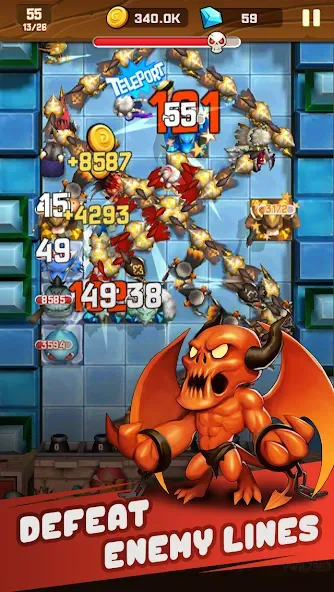 Скачать взлом Monster Breaker Hero на Андроид — Много денег и кристаллов — скриншот 3 Скачать взлом Monster Breaker Hero на Андроид — Много денег и кристаллов — скриншот 3
