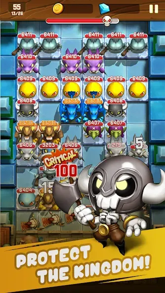 Скачать взлом Monster Breaker Hero на Андроид — Много денег и кристаллов — скриншот 5