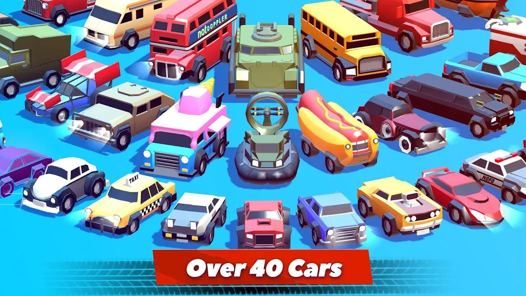 Crash of Cars — Взломанная версия (Много денег и кристаллов) — скриншот 4 Crash of Cars — Взломанная версия (Много денег и кристаллов) — скриншот 4