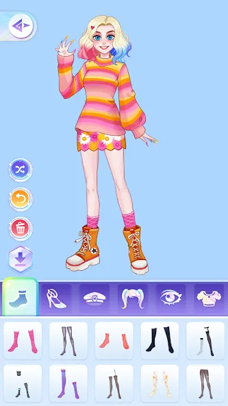 Взлом YoYa: Dress Up Fashion Girl — Все открыто — скриншот 4 Взлом YoYa: Dress Up Fashion Girl — Все открыто — скриншот 4
