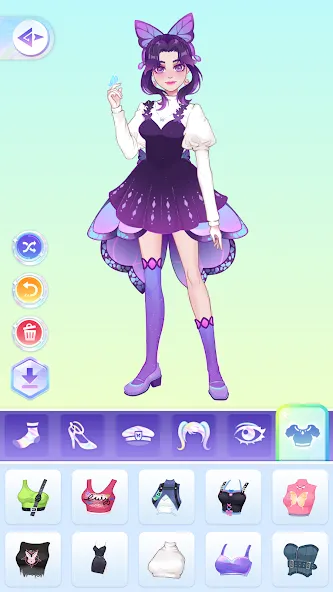 Взлом YoYa: Dress Up Fashion Girl — Все открыто — скриншот 5