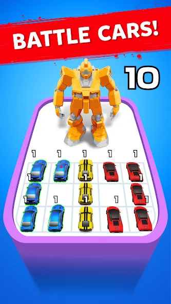 Скачать Robot Merge Master: Car Games MOD APK — Много денег — скриншот 2