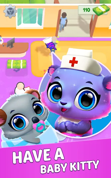 Cute Animals: Pet Doctor — Много денег и без рекламы — скриншот 2