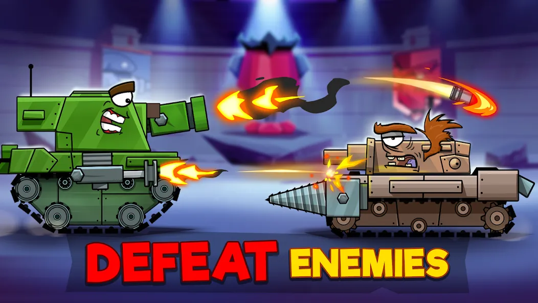 Tanks Arena io: Craft & Combat — Мод: Мод меню (много денег) — скриншот 5