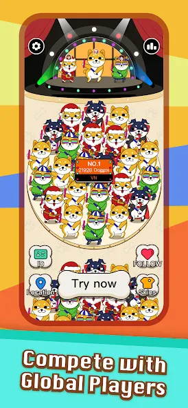 Doggo Go - Meme, Match 3 Tiles MOD APK на Android — Много денег — скриншот 2