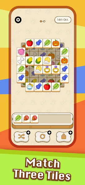 Doggo Go - Meme, Match 3 Tiles MOD APK на Android — Много денег — скриншот 3