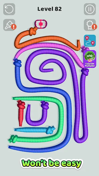 Скачать Tangled Snakes на Андроид — Много денег — скриншот 4 Скачать Tangled Snakes на Андроид — Много денег — скриншот 4