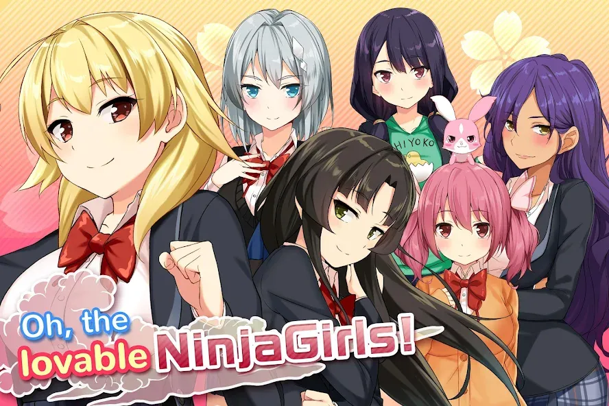 Moe! Ninja Girls/Sexy School Mod APK Много билетов и алмазов — Скачать на Андроид — скриншот 3