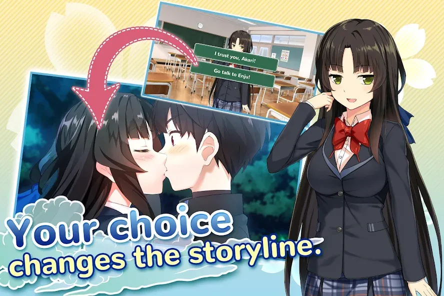 Moe! Ninja Girls/Sexy School Mod APK Много билетов и алмазов — Скачать на Андроид — скриншот 4