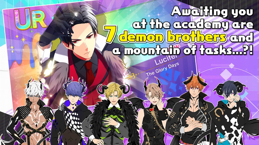 Obey Me! Anime Otome Sim Game MOD APK на Android — Много денег и билетов — скриншот 2