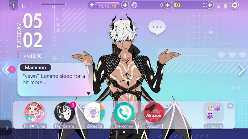 Otome Games Obey Me! NB MOD APK — Много алмазов и билетов — скриншот 3 Otome Games Obey Me! NB MOD APK — Много алмазов и билетов — скриншот 3