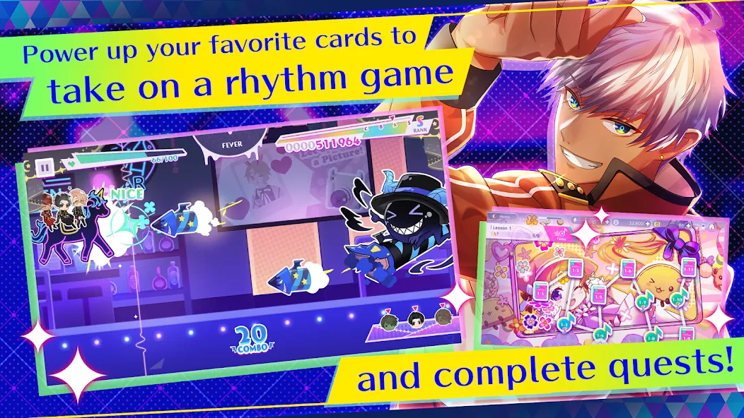Otome Games Obey Me! NB MOD APK — Много алмазов и билетов — скриншот 4 Otome Games Obey Me! NB MOD APK — Много алмазов и билетов — скриншот 4