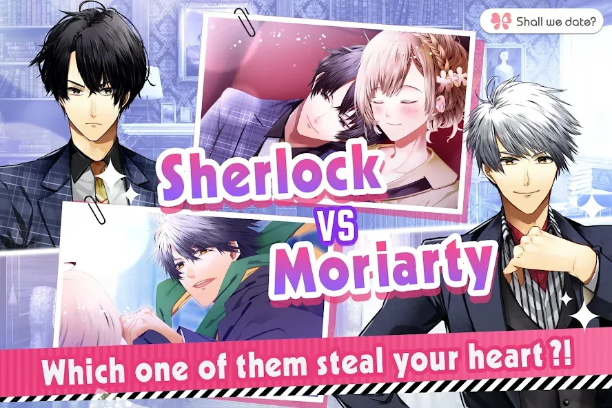 Скачать взлом Guard me, Sherlock! - otome на Андроид — Все выборы бесплатны — скриншот 3
