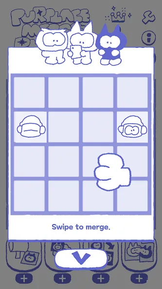 Скачать PURPLACE Merge Puzzle MOD APK — Много денег — скриншот 2