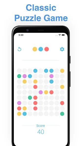 Color Lines MOD APK — Бесконечные отмены ходов — скриншот 1 Color Lines MOD APK — Бесконечные отмены ходов — скриншот 1